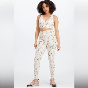 Fabletics Motion 365 Run Anywhere High-Waisted 7/8 Leggings Terrazzo